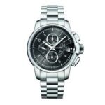 41381 764012775365 H40616135 orologio hamilton uomo chr quad nero cint acciaio