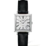 44898 761235618398 L22924710 orologio longines pelle donna st aut. quad. arg