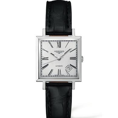 rbs44898f.bmp 44898 761235618398 L22924710 orologio longines pelle donna st aut. quad. arg