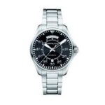 46413 764012775753 H64615135 orologio hamilton uomo aut st quad nero cint accia