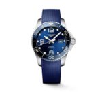 50539 761235620632 L37824969 orologio longines uomo gomma blu
