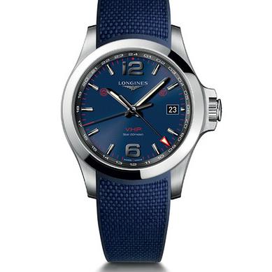 50766 761235620594 L37184969 orologio longines uomo st gomma blu