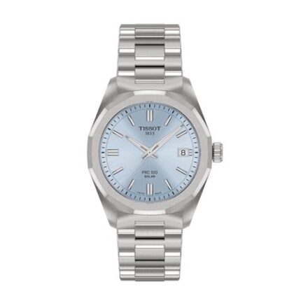 55662 7611608322901 T151.822.11.351.00 bd prc 100 solar bracciale acciaio fondo celeste