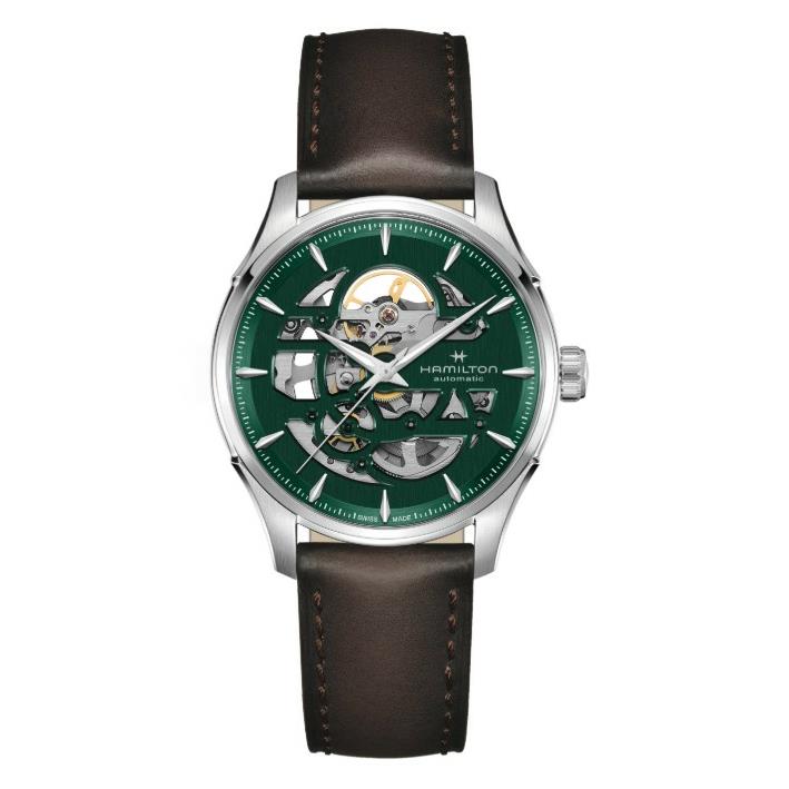rbs56104f.jpg 56104 7630458805723 H42535560 bu automandico movimento a vista fondo verde cinturino in pelle
