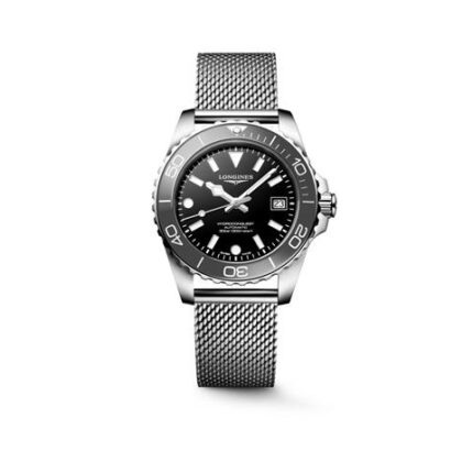 56947 7612356236403 L3.779.4.70.6 bu longines hydroconquest fondo grigio 39mm automatico bracciale acciaio