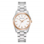 57004 8018225044701 98L337 bd bulova bracciale acciaio cassa bicolore movimento quarzo